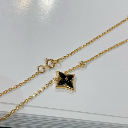 [Solara Jewelry]STAR BLACK MOP NECKLACE