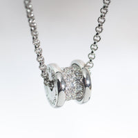[Solara Jewelry]ZERO 1 SILVER DIAMOND NECKLACE