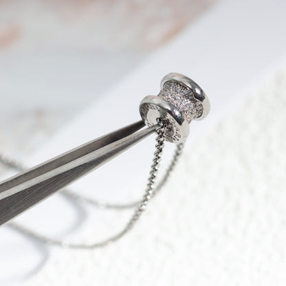 [Solara Jewelry]ZERO 1 SILVER DIAMOND NECKLACE