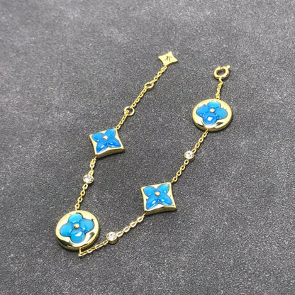 [Solara Jewelry]STAR AND SUN TURQUOISE 4 MOTIFS 3 DIAMONDS