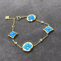 [Solara Jewelry]STAR AND SUN TURQUOISE 4 MOTIFS 3 DIAMONDS