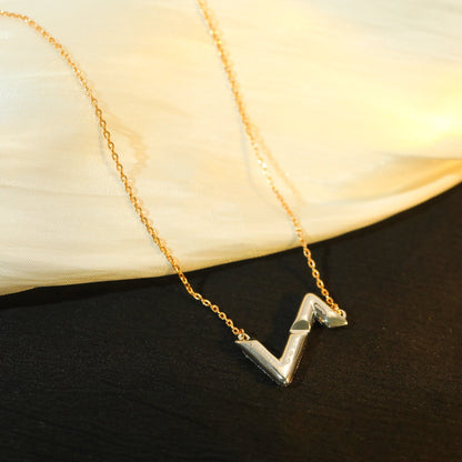 [Solara Jewelry]VOLT SILVER DIAMOND PEDANT NECKLACE