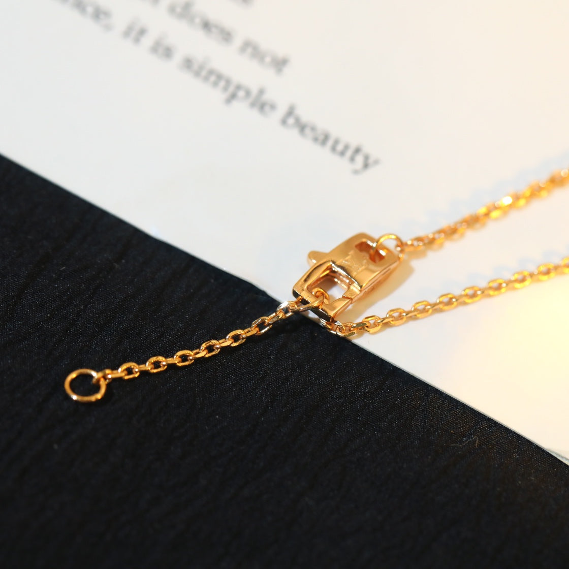 [Solara Jewelry]STAR AND SUN DIAMOND PINK GOLD NECKLACE