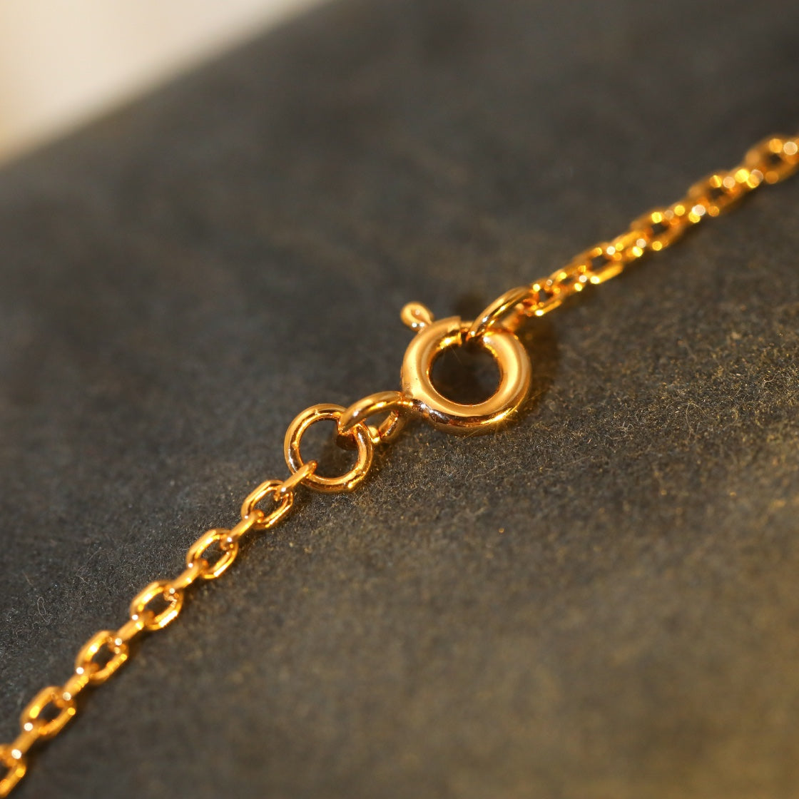 [Solara Jewelry]SUN PEDANT PINK GOLD 1 DIAMOND NECKLACE