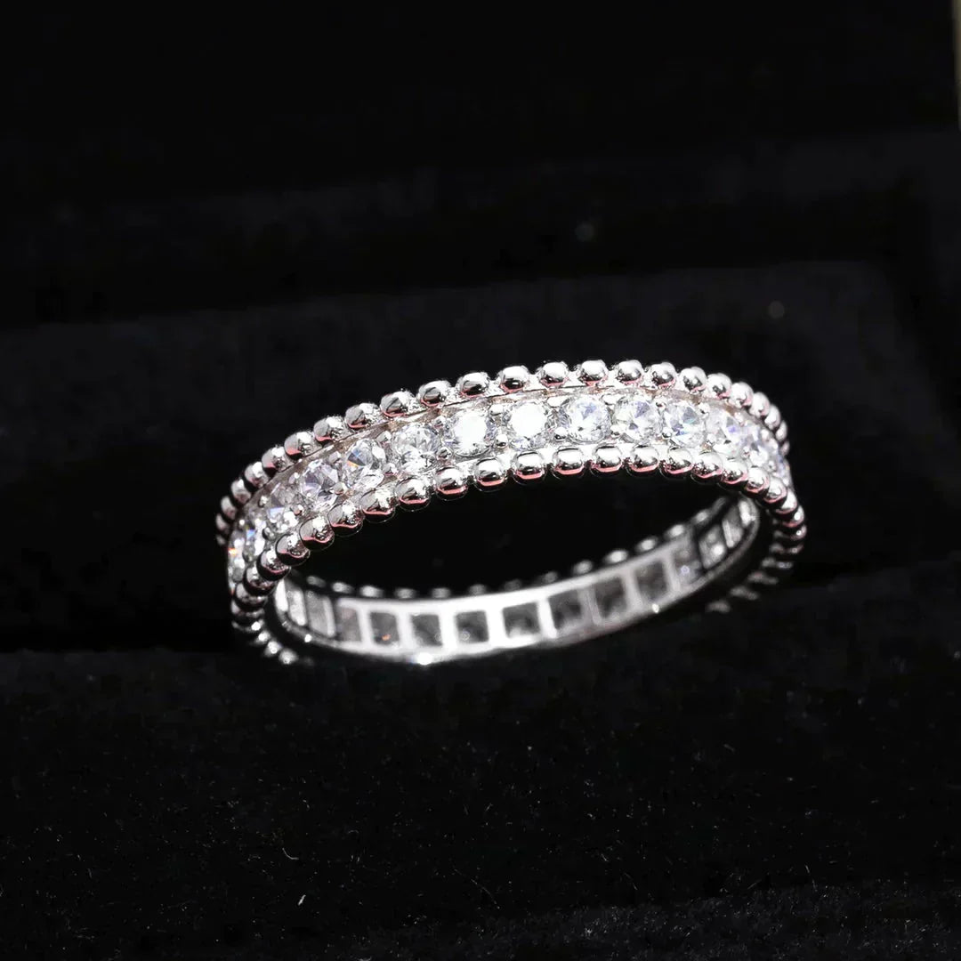 [Solara Jewelry]PERLEE DIAMOND SILVER RING
