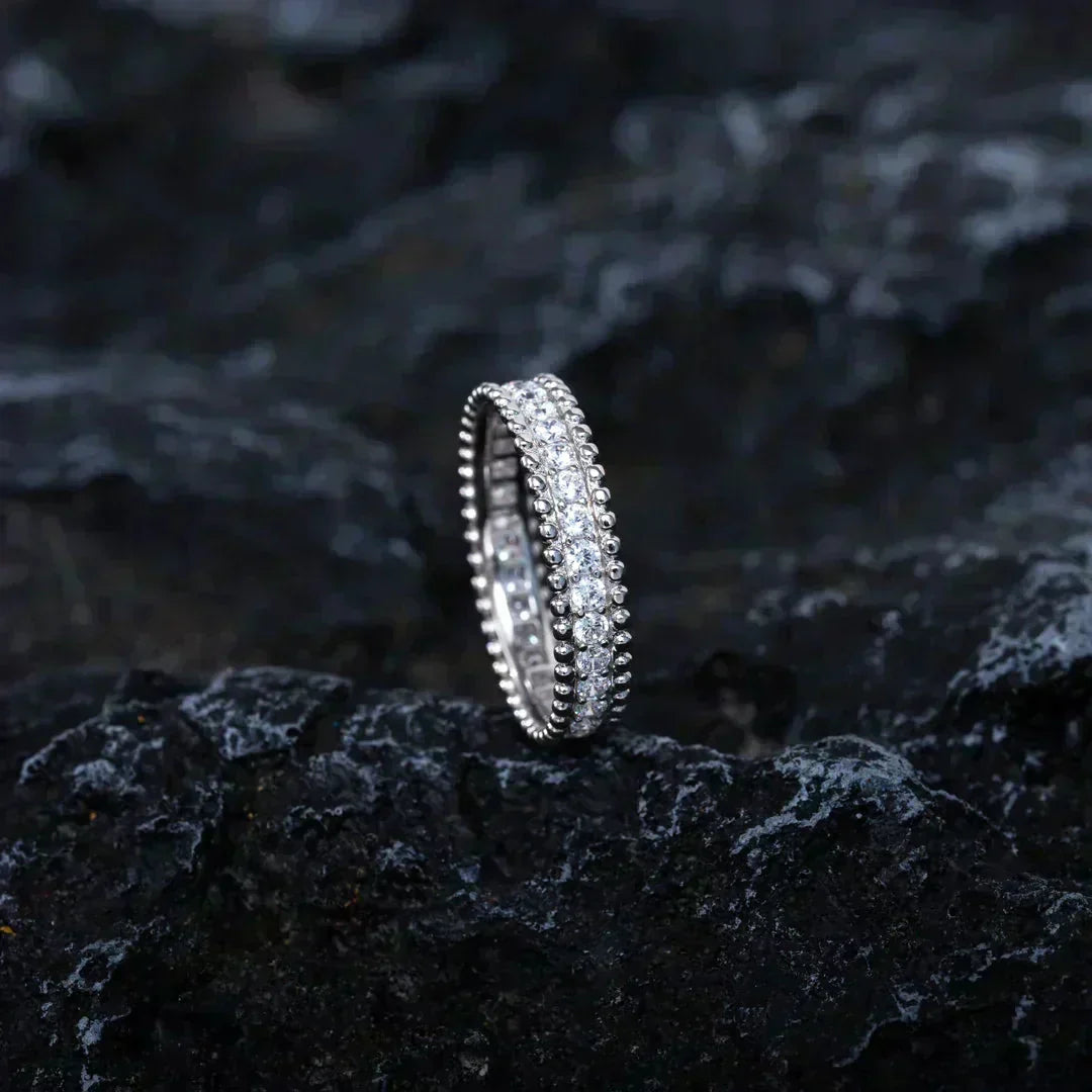 [Solara Jewelry]PERLEE DIAMOND SILVER RING