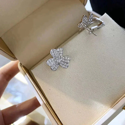 [Solara Jewelry]CLOVER COMOS DIAMOND EARRINGS SILVER