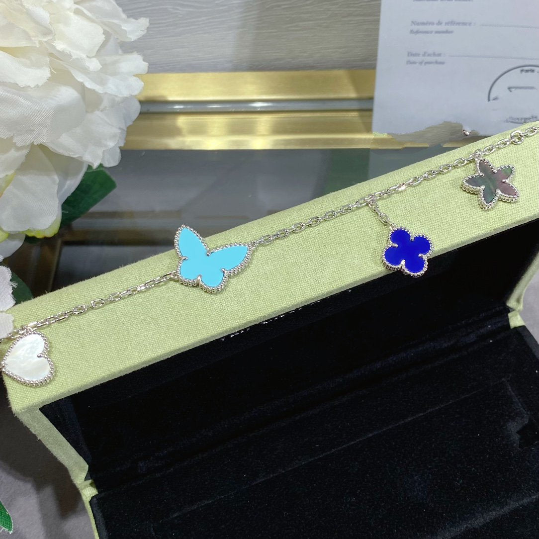 [Solara Jewelry]LUCKY SPRING SILVER BRACELET 4 MOTIF