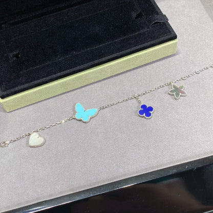 [Solara Jewelry]LUCKY SPRING SILVER BRACELET 4 MOTIF