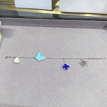 [Solara Jewelry]LUCKY SPRING SILVER BRACELET 4 MOTIF