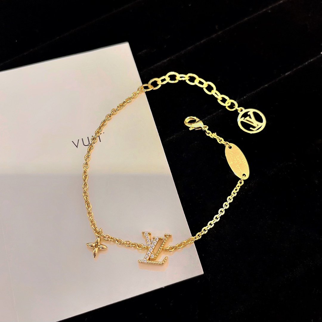 [Solara Jewelry]LOGO STAR MOTIF GOLD BRACELET