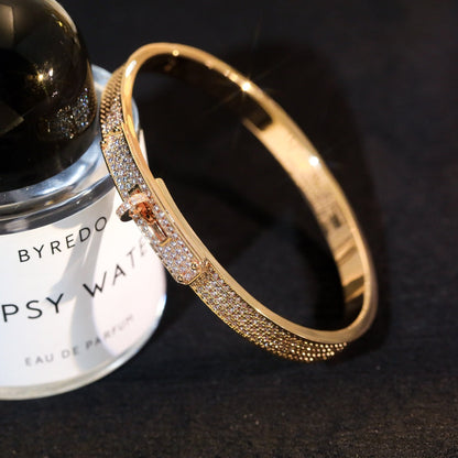 [Solara Jewelry]KELLY BRACELET DIAMOND PAVED