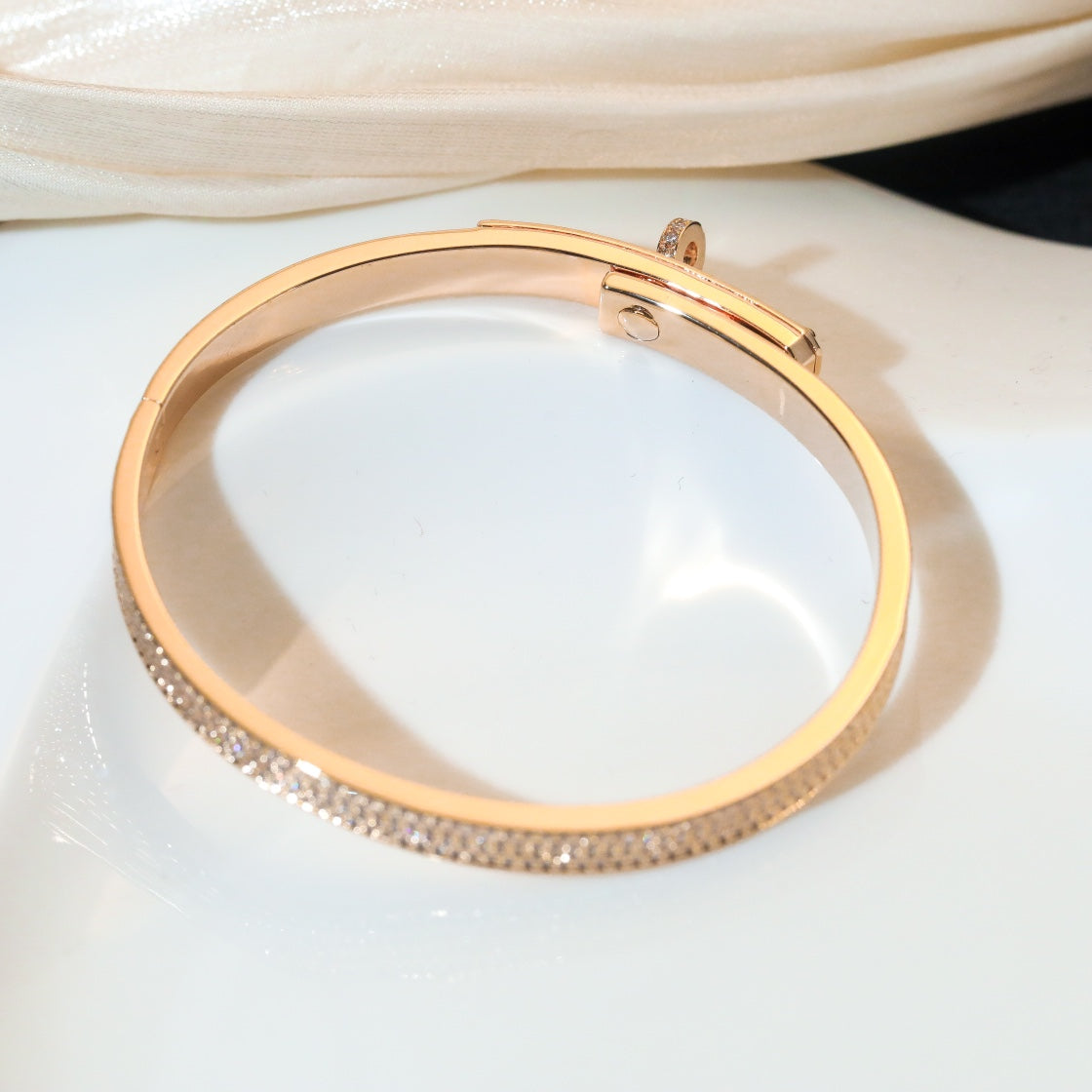 [Solara Jewelry]KELLY BRACELET DIAMOND PAVED