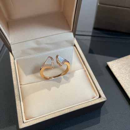 [Solara Jewelry]DREAM MOP DIAMOND OPEN RING