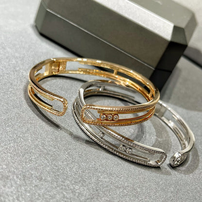 [Solara jewelry]MOVE 10TH PAVED DIAMOND BRACELET