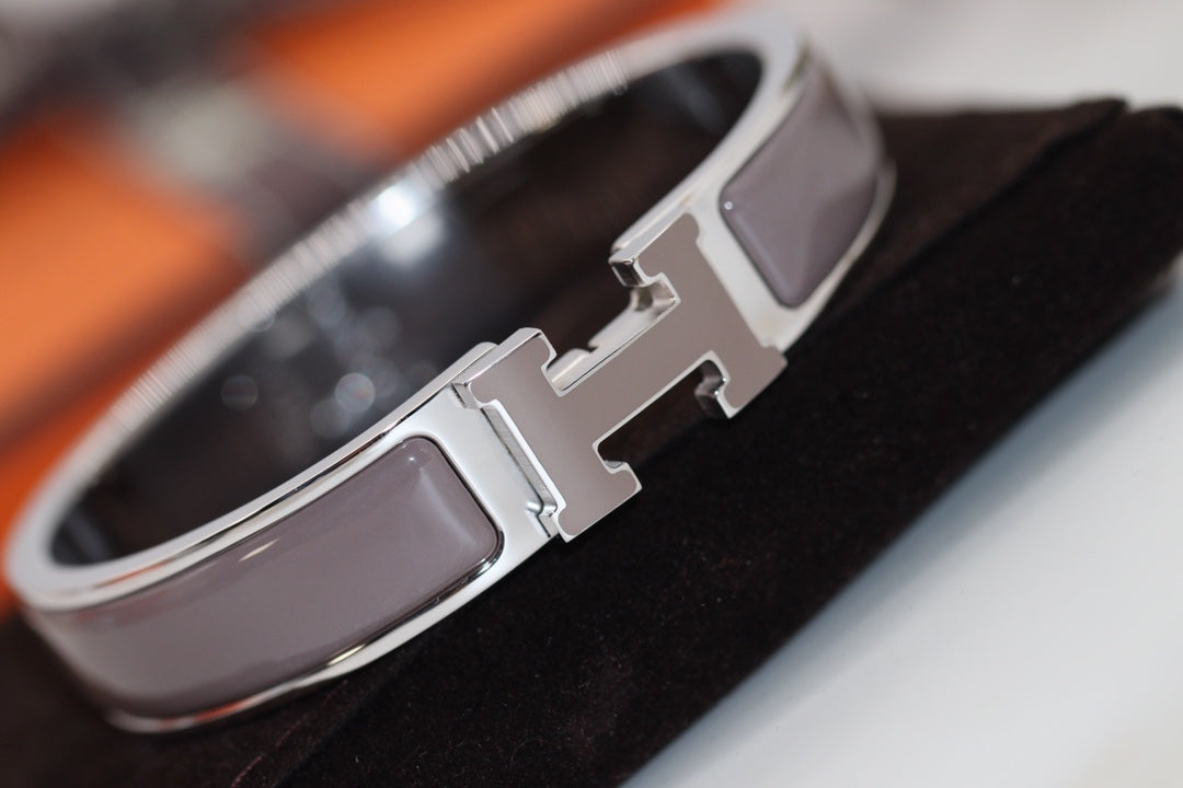 [Solara Jewelry]H BRACELET 12MM BROWN