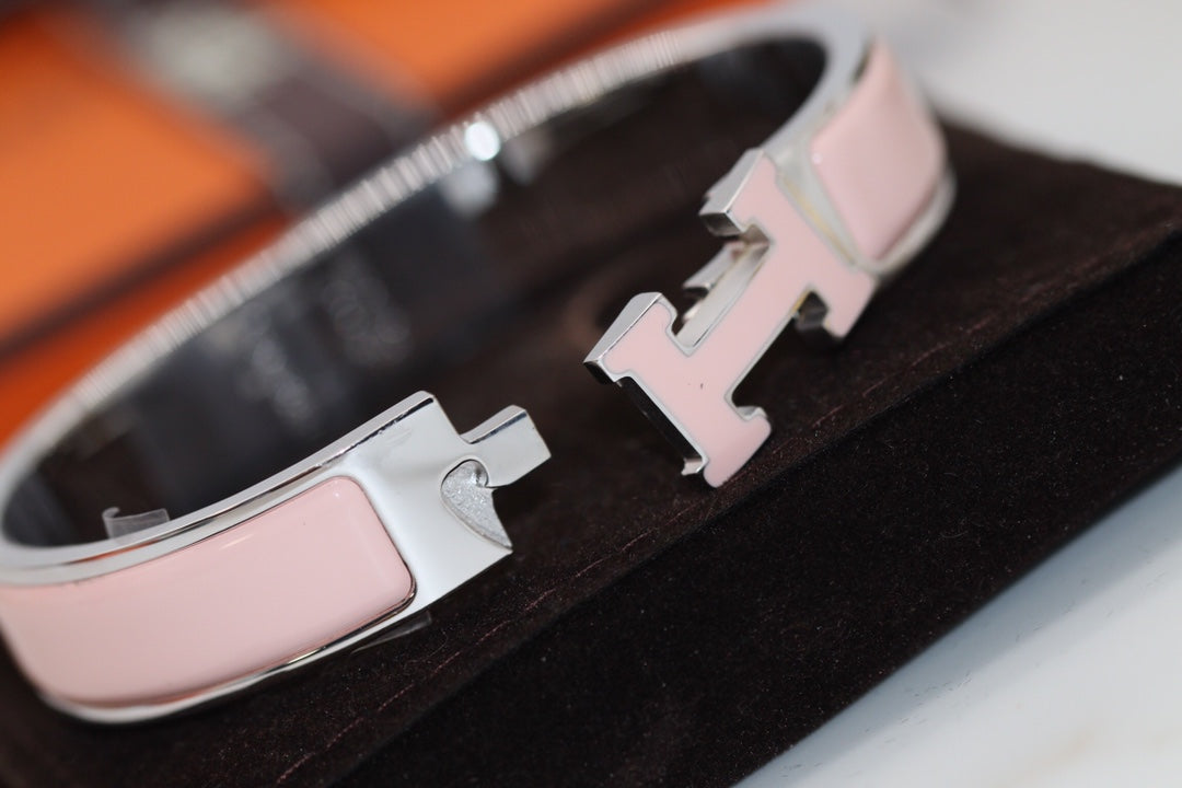 [Solara Jewelry]H BRACELET 12MM PINK