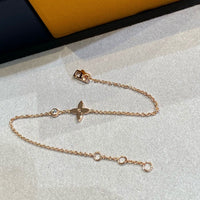 [Solara Jewelry]STAR DIAMOND PINK GOLD BRACELET