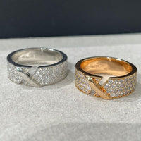 [Solara Jewelry]LIENS EVIDENCE  DIAMOND PAVED RING
