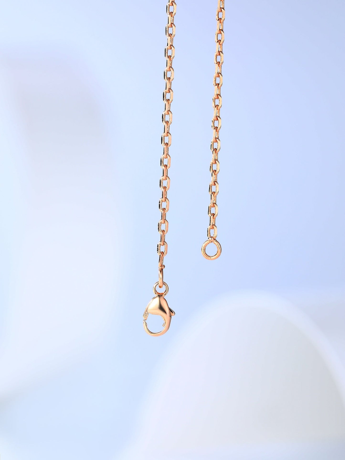 [Solara Jewelry]H CAGE PINK GOLD NECKLACE