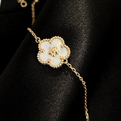[Solara Jewelry]LUCKY SPRING ROSE GOLD MOP BRACELET