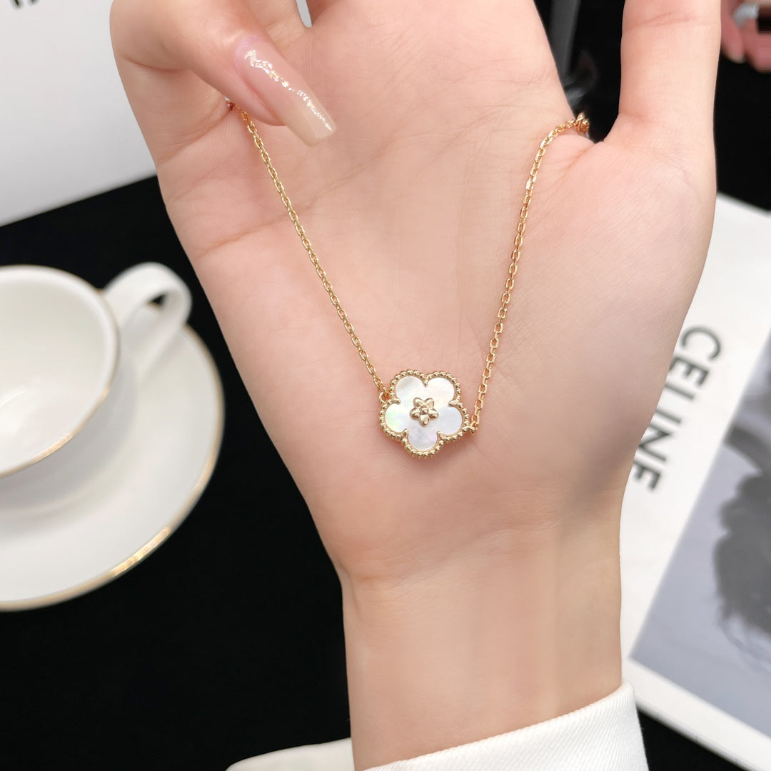 [Solara Jewelry]LUCKY SPRING ROSE GOLD MOP BRACELET