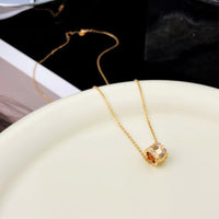 [Solara Jewelry]BEE MINI PEDANT DIAMOND NECKLACE