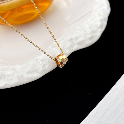 [Solara Jewelry]BEE MINI PEDANT DIAMOND NECKLACE