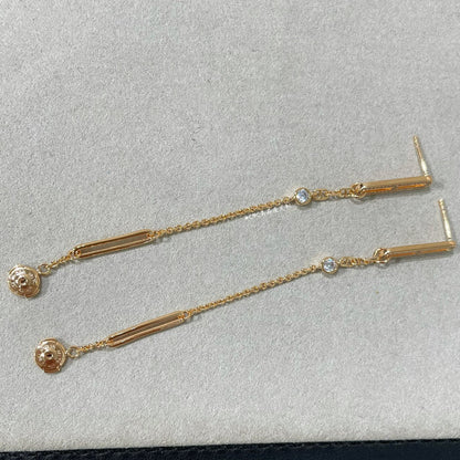 [Solara Jewelry]CHAINE CHAOS DIAMOND DROP EARRINGS
