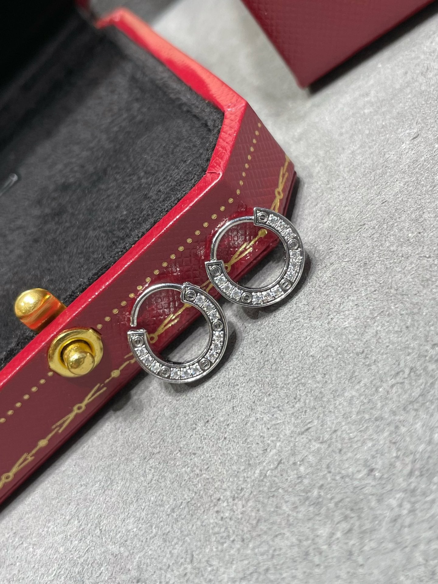 [Solara Jewelry]LOVE DIAMOND EARRINGS