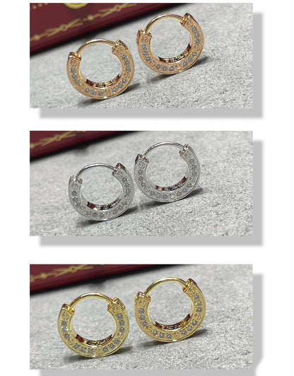 [Solara Jewelry]LOVE DIAMOND EARRINGS