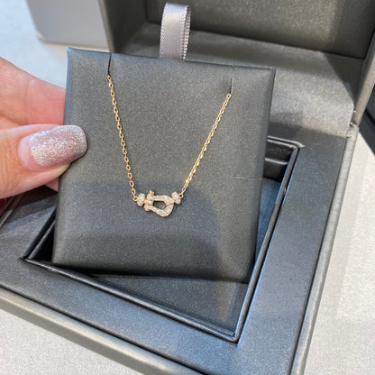 [Solara Jewelry]FORCE 10 DIAMOND PINK GOLD NECKLACE MINI MODEL