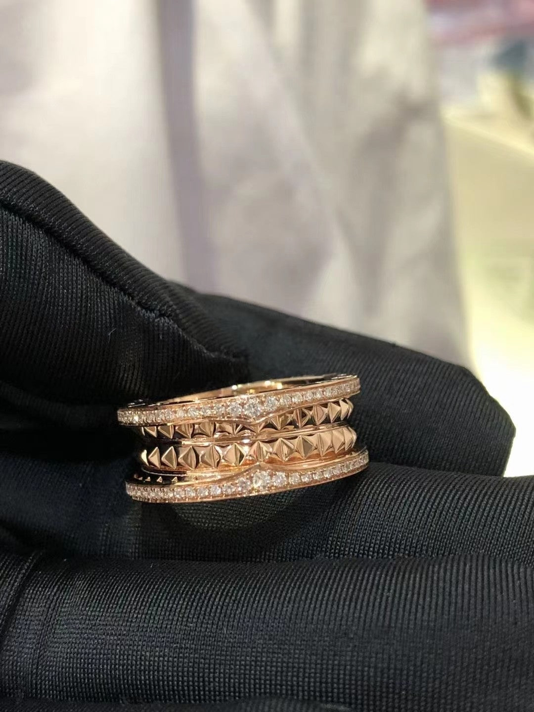 [Solara Jewelry]ZERO 1 ROCK DIAMOND PINK GOLD