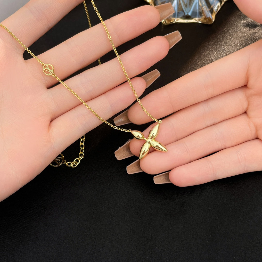 [Solara Jewelry]LOUISETTE GOLD NECKLACE