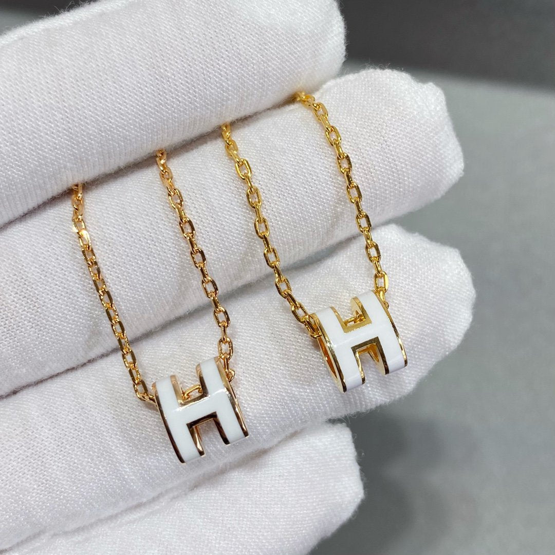 [Solara Jewelry]MINI POP H NECKLACE