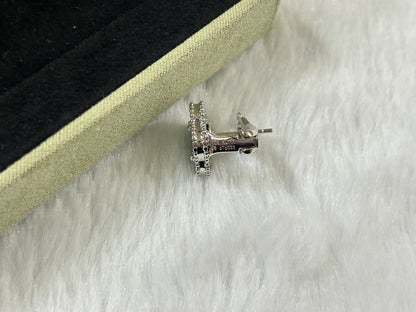 [Solara Jewelry]CLOVER PIETERSITE MEDIUM STUD EARRINGS