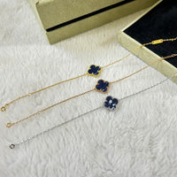 [Solara Jewelry]CLOVER 1 MOTIF PIETERSITE BRACELET