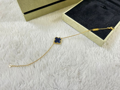 [Solara Jewelry]CLOVER 1 MOTIF PIETERSITE BRACELET
