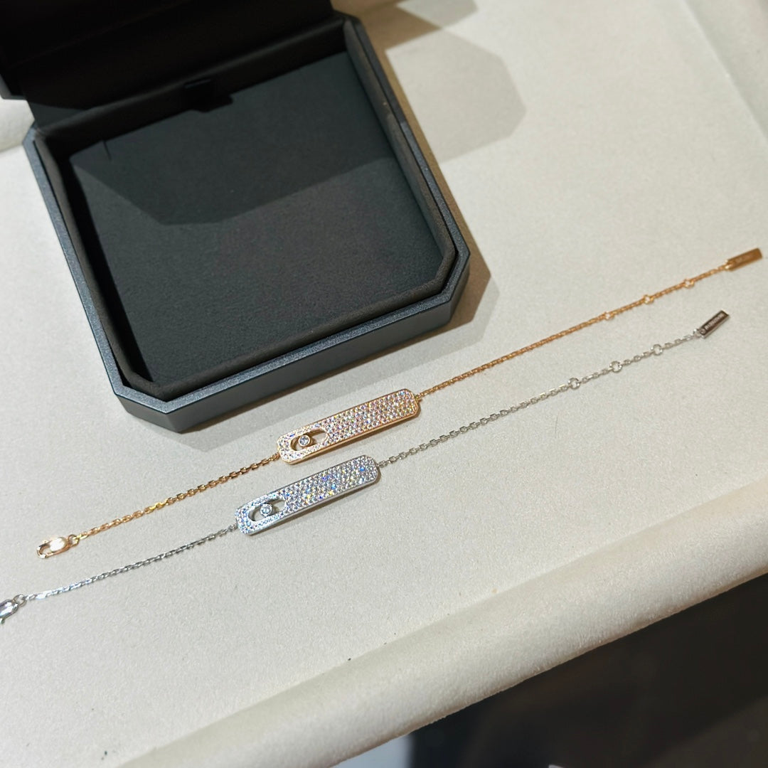 [Solara jewelry]MOVE CLASSIQUE DIAMOND PAVED BRACELET