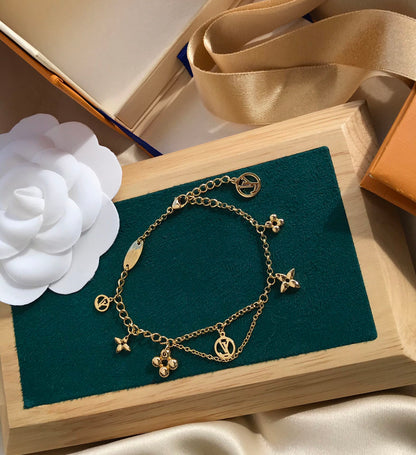[Solara Jewelry]BLOOMING PINK GOLD MOP BRACELET