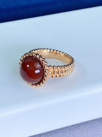 [Solara Jewelry]PERLEE COULEURS ROSE GOLD RING