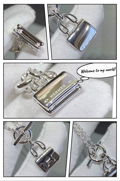 [Solara Jewelry]CONSTANCE PEDANT SILVER NECKLACE