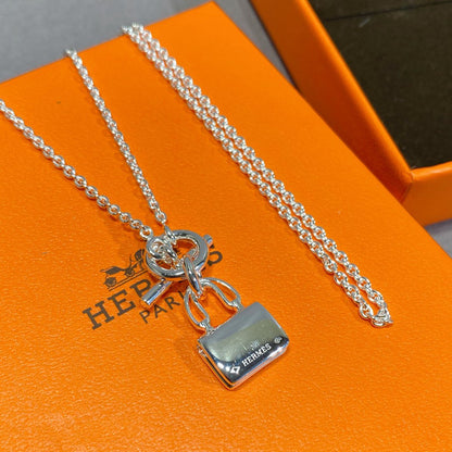 [Solara Jewelry]CONSTANCE PEDANT SILVER NECKLACE