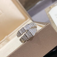 [Solara Jewelry]SERPENTI RING SILVER DIAMOND PAVED