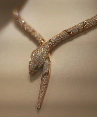 [Solara Jewelry]HAUTE COUTURE GOLD SERPENTI HALSKETTE