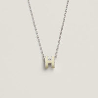 [Solara Jewelry]HM CLIC YELLOW ENAMEL GOLD NECKLACE