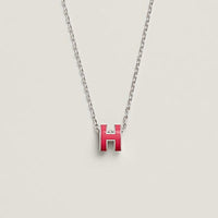 [Solara Jewelry]H NECKLACE PINK