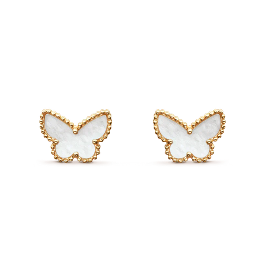 [Solara Jewelry]SWEET BUTTERFLY MOP EARSTUDS