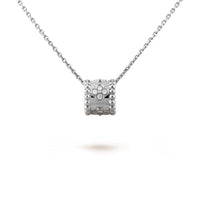 [Solara Jewelry]PERLEE ANHÄNGER SILBER DIAMANTEN HALSKETTE
