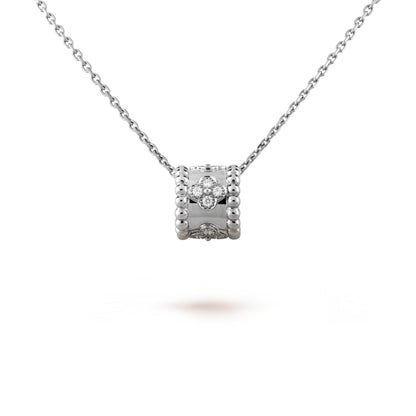 [Solara Jewelry]PERLEE PEDANT SIVLER DIAMOND NECKLACE